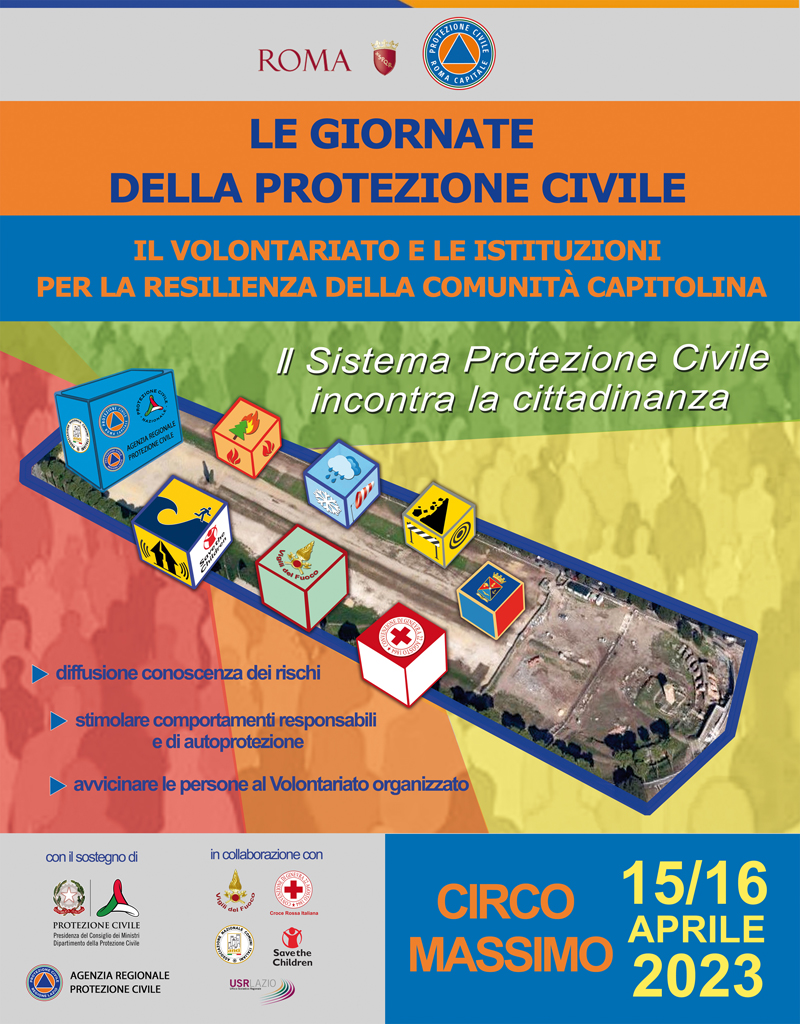 Le Giornate Della Protezione Civile Circo Massimo 2023 LOCANDINA